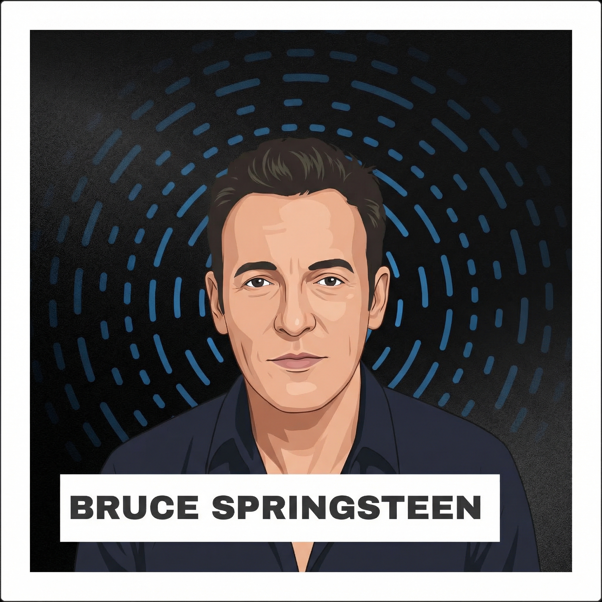 Portrait of Bruce Springsteen