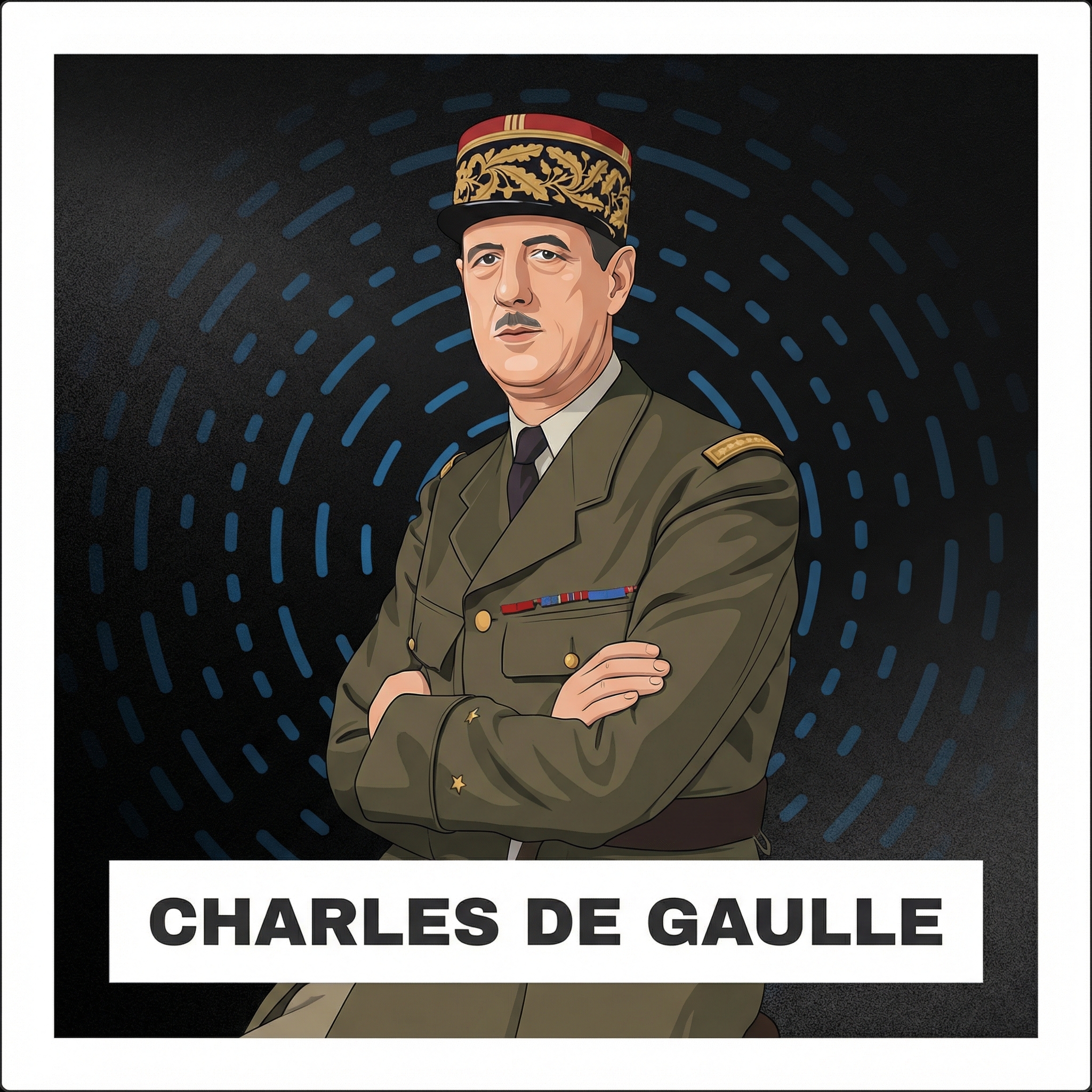 Portrait of Charles de Gaulle