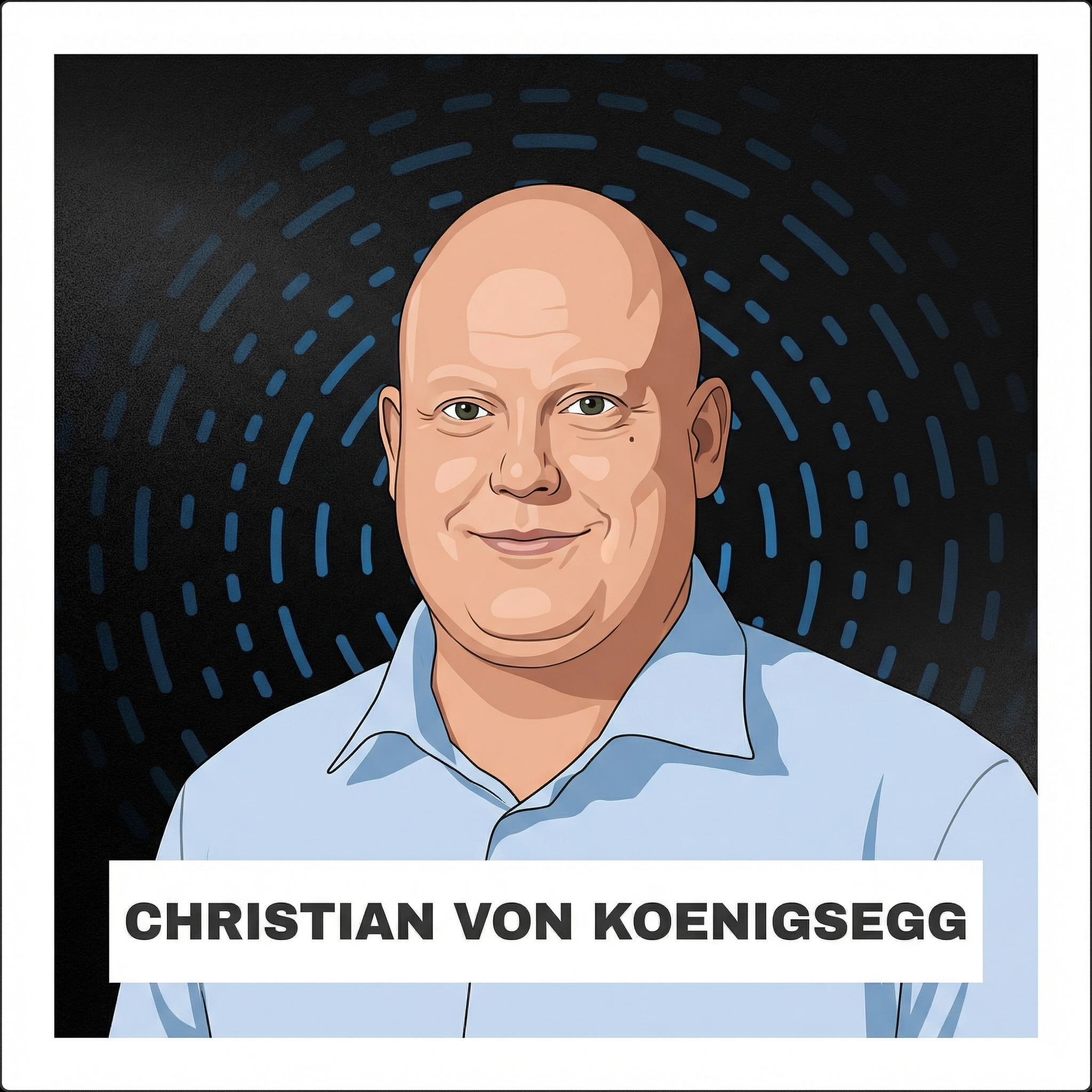 Portrait of Christian von Koenigsegg