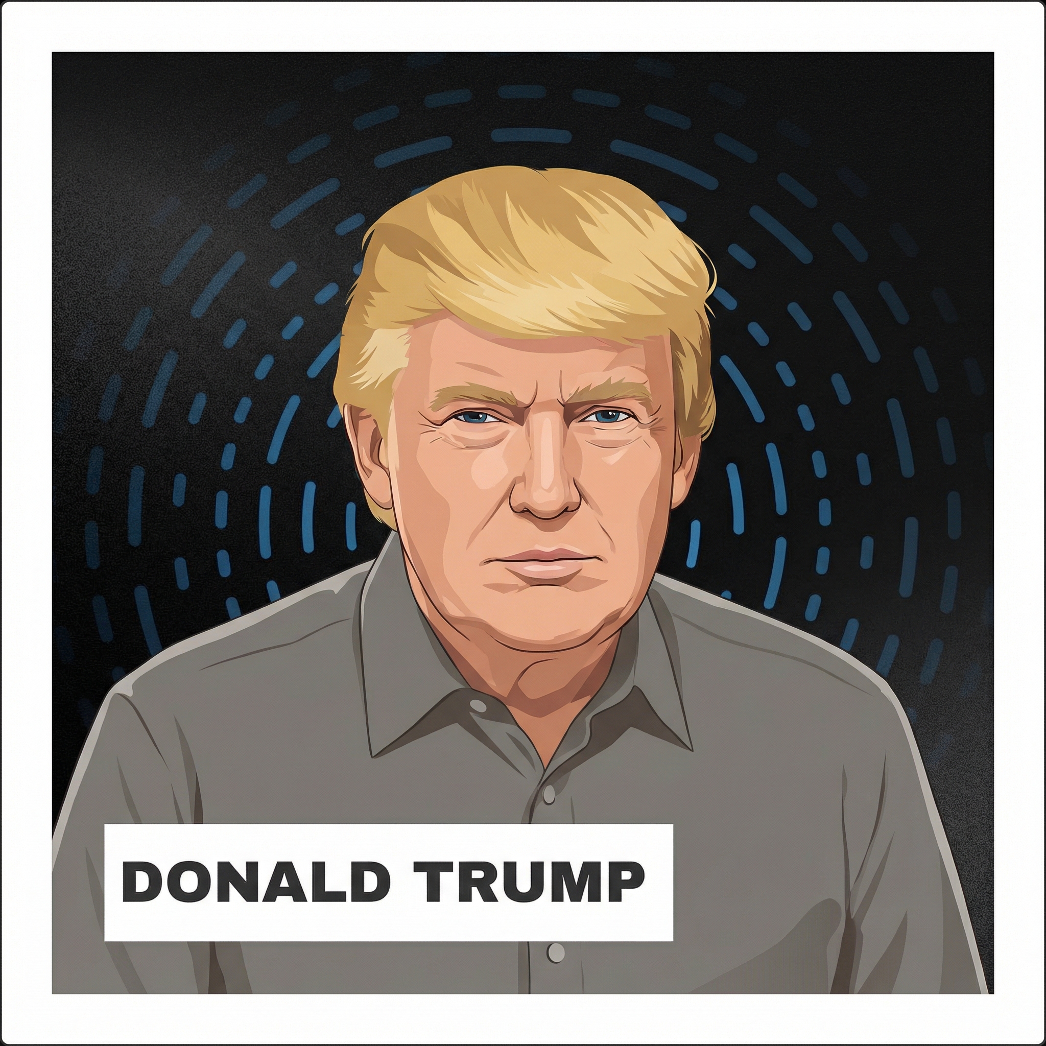 Portrait of Donald Trump