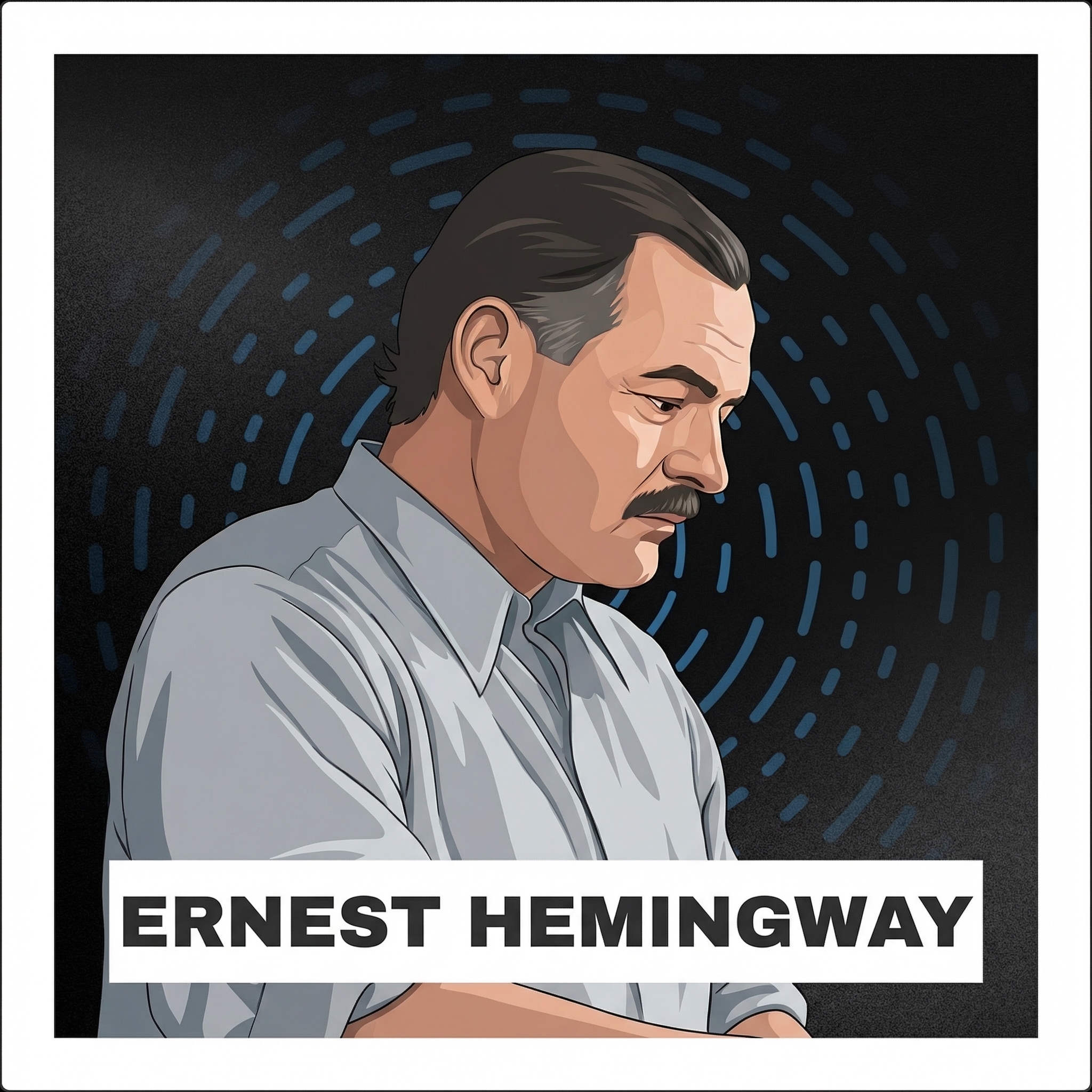 Portrait of Ernest Hemingway