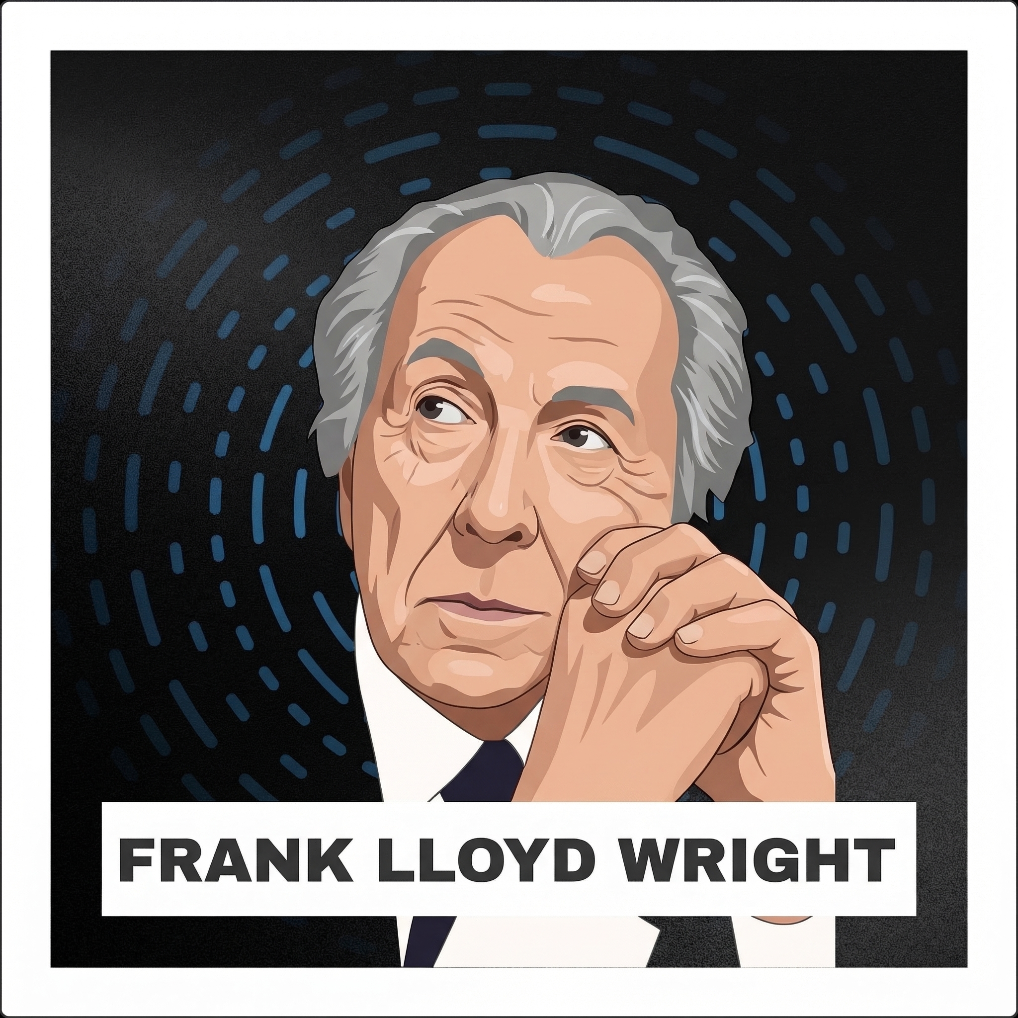 Portrait of Frank Lloyd Wright