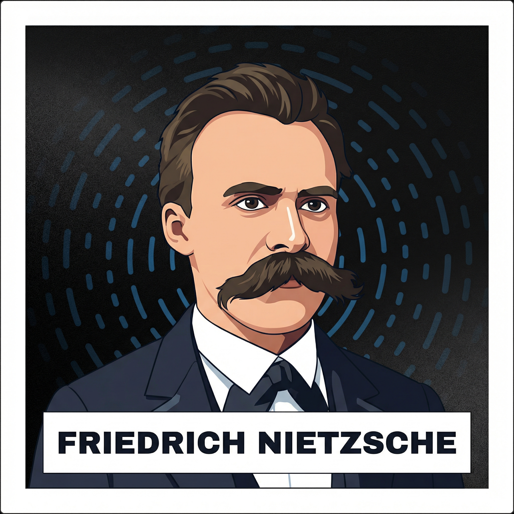 Portrait of Friedrich Nietzsche