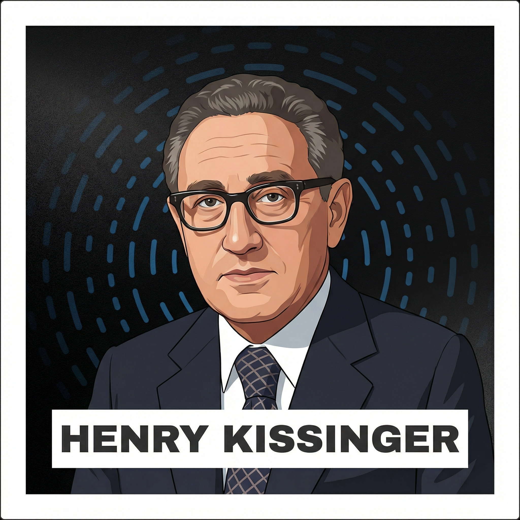Portrait of Henry Kissinger
