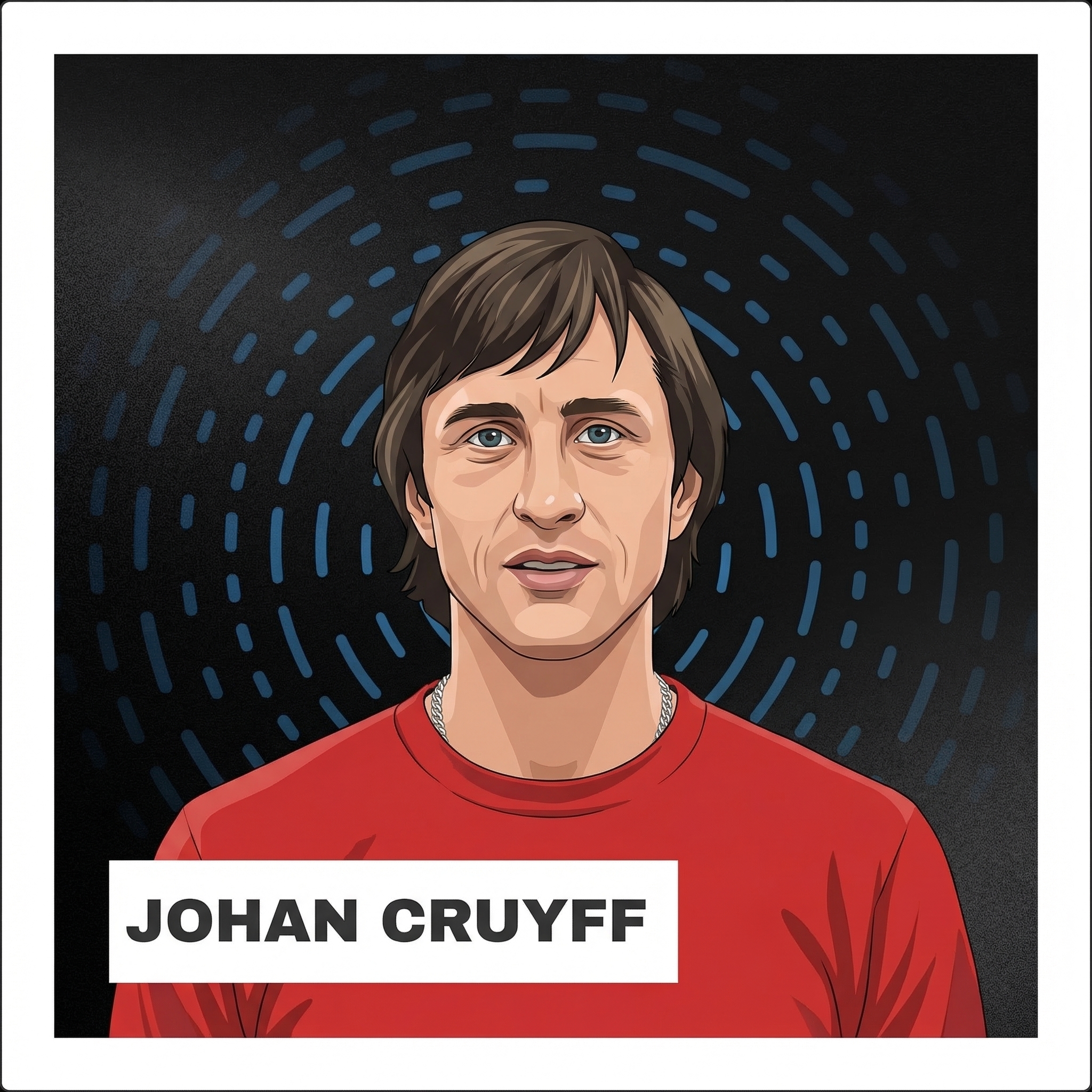 Portrait of Johan Cruyff