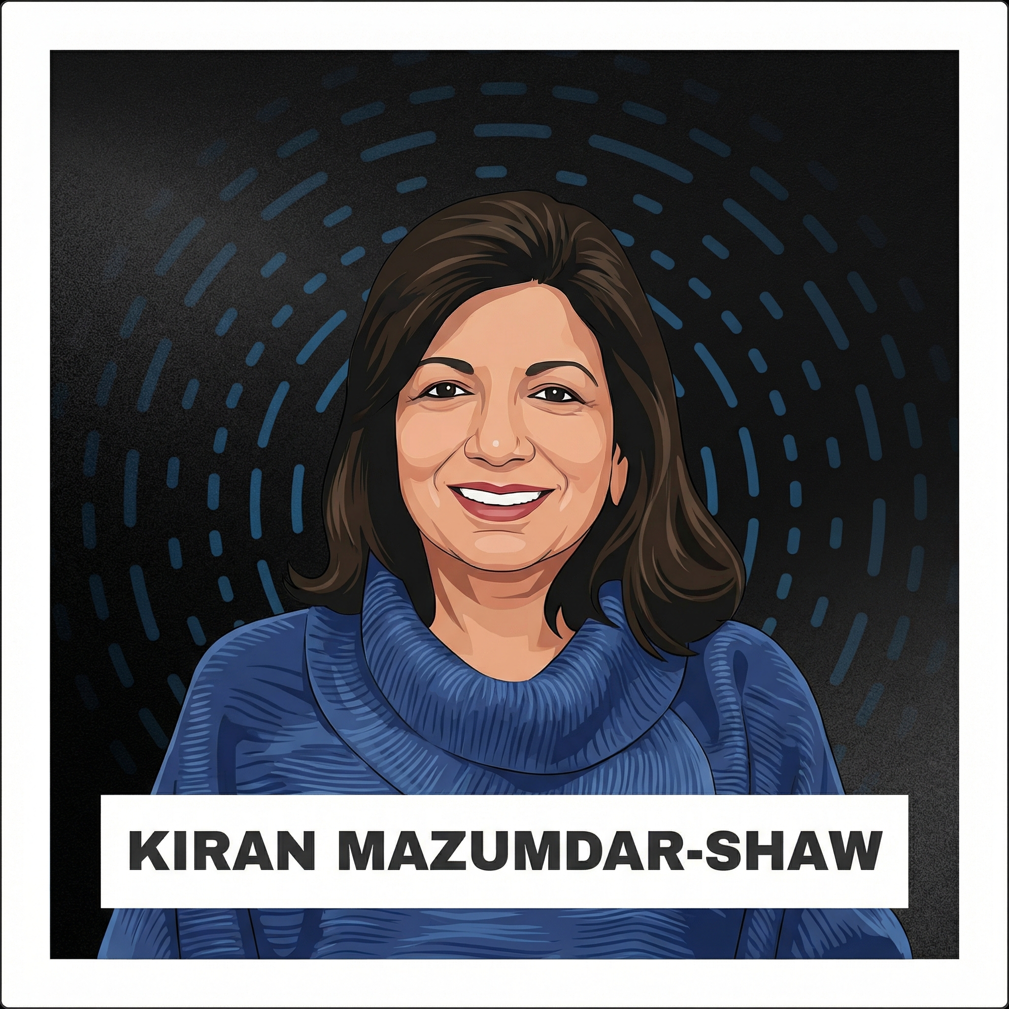 Portrait of Kiran Mazumdar-Shaw