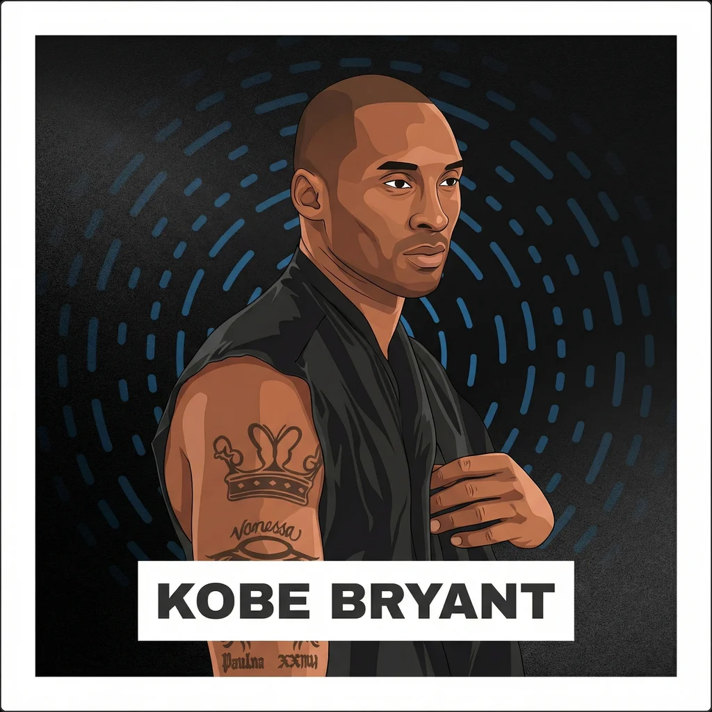 Portrait of Kobe Bryant