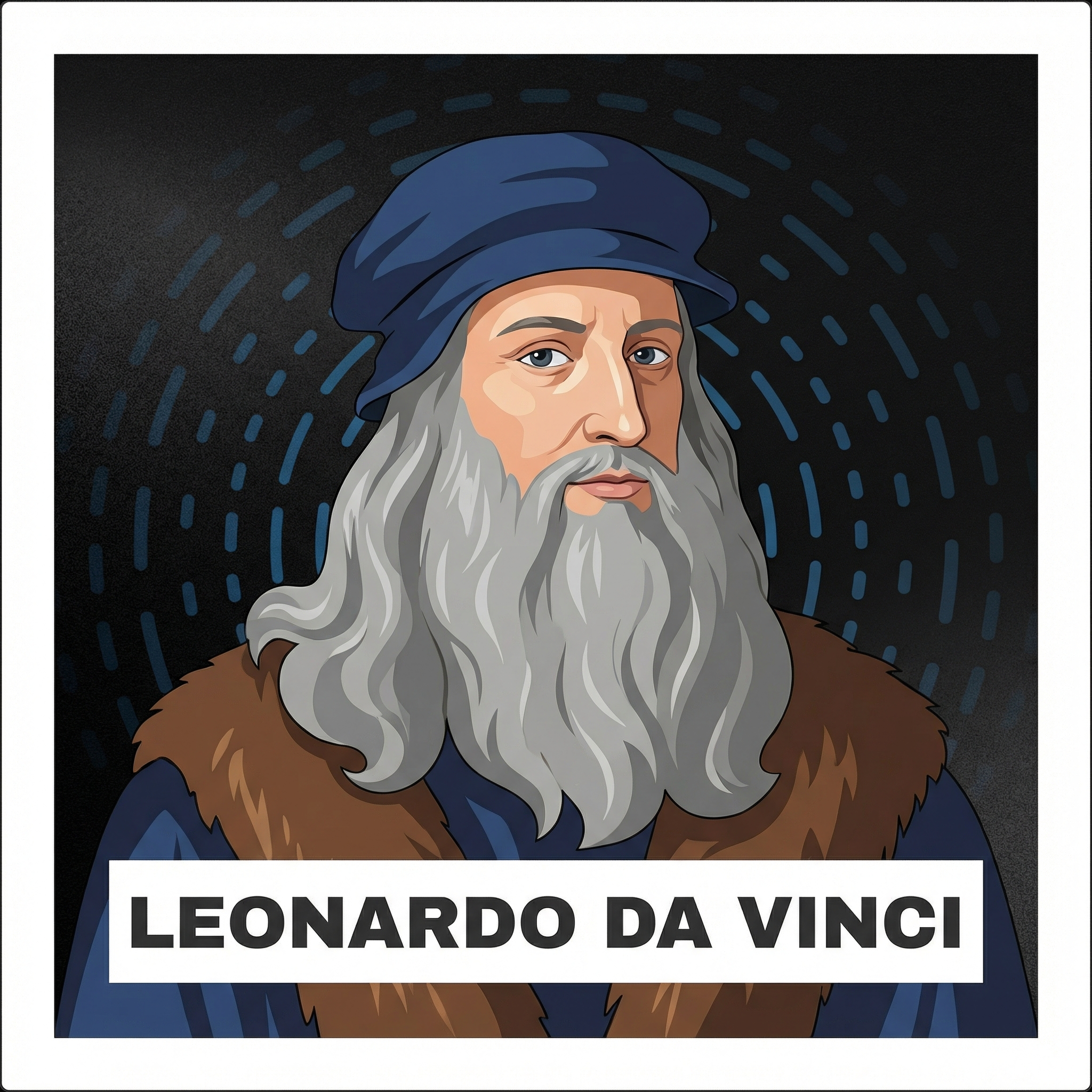 Portrait of Leonardo da Vinci