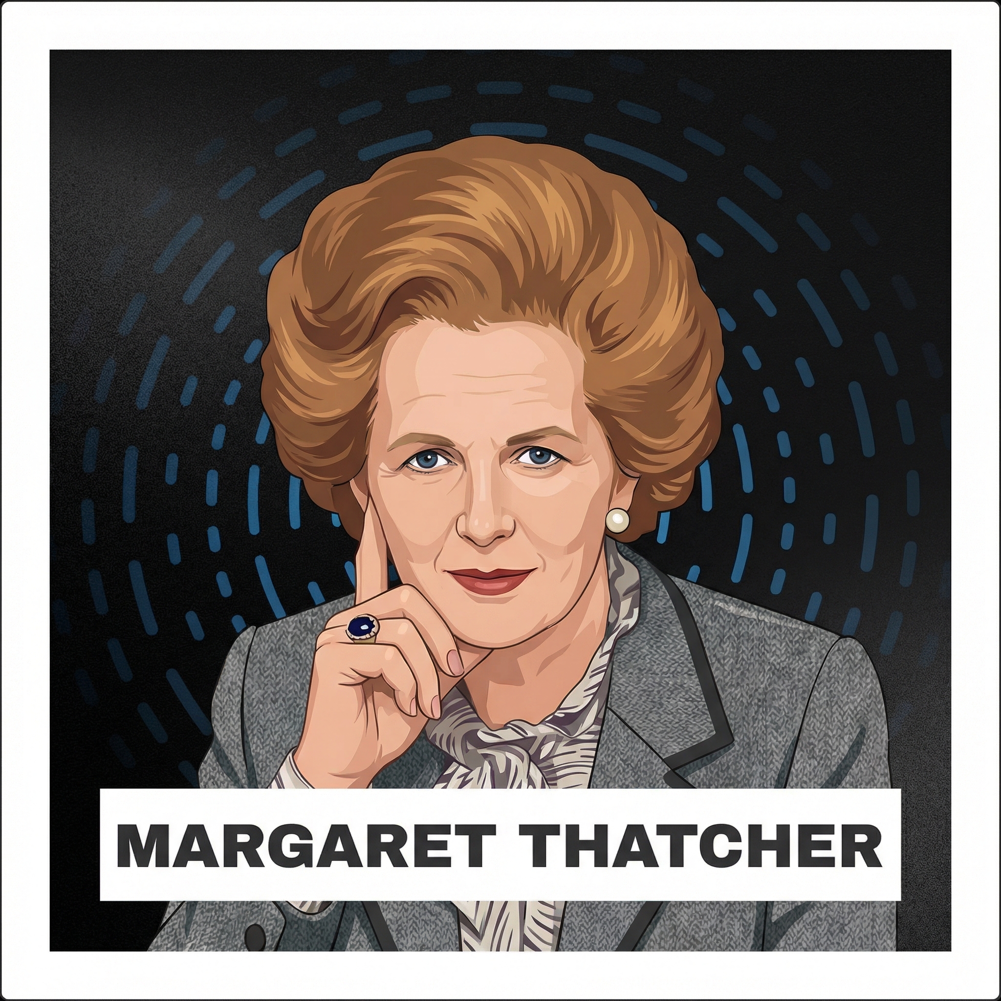 Portrait of Margaret Thatcher