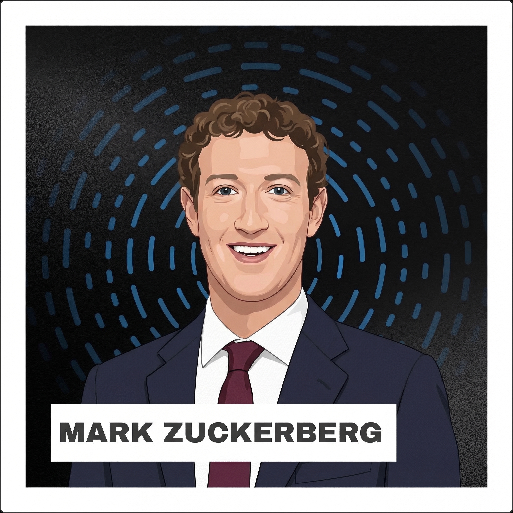 Portrait of Mark Zuckerberg