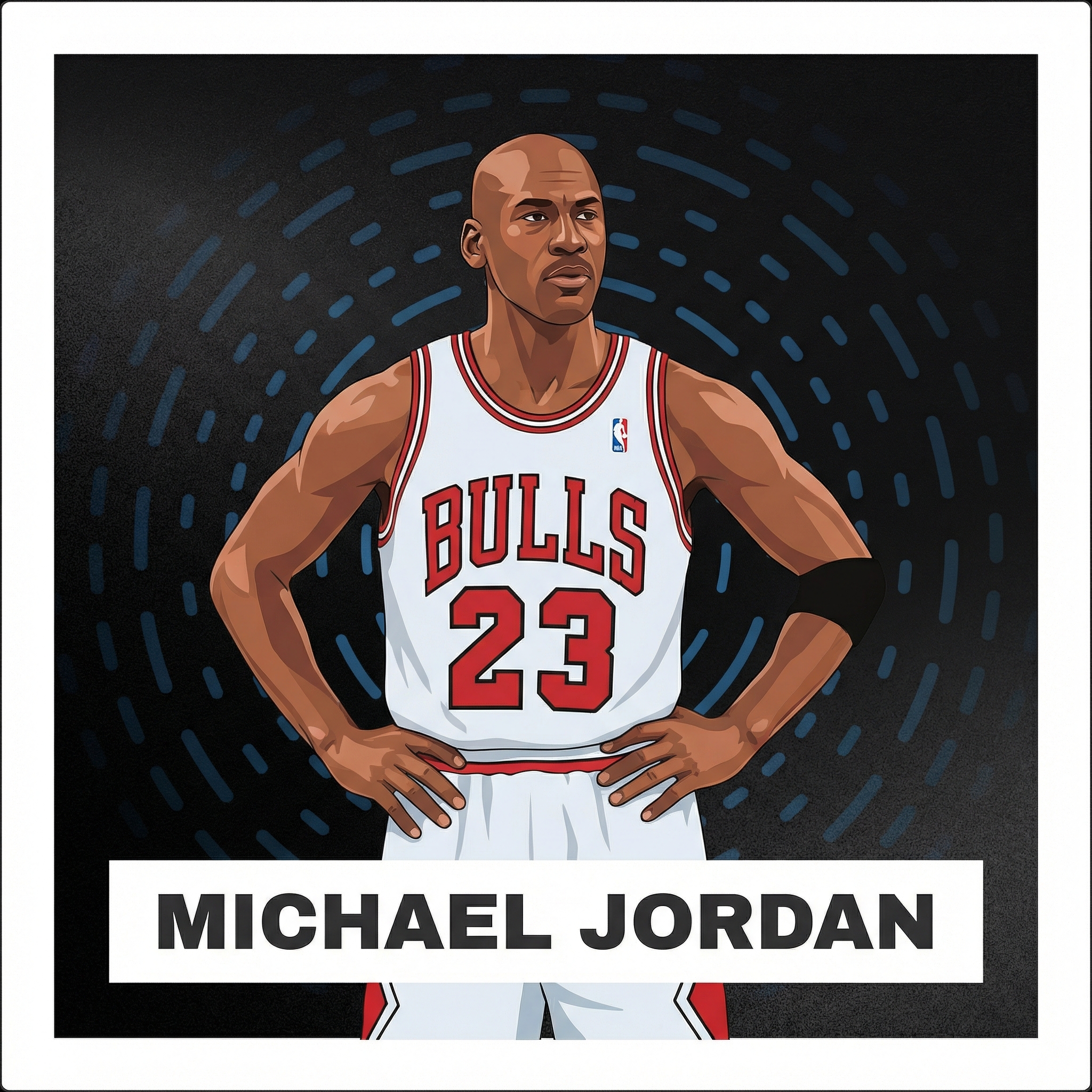 Portrait of Michael Jordan