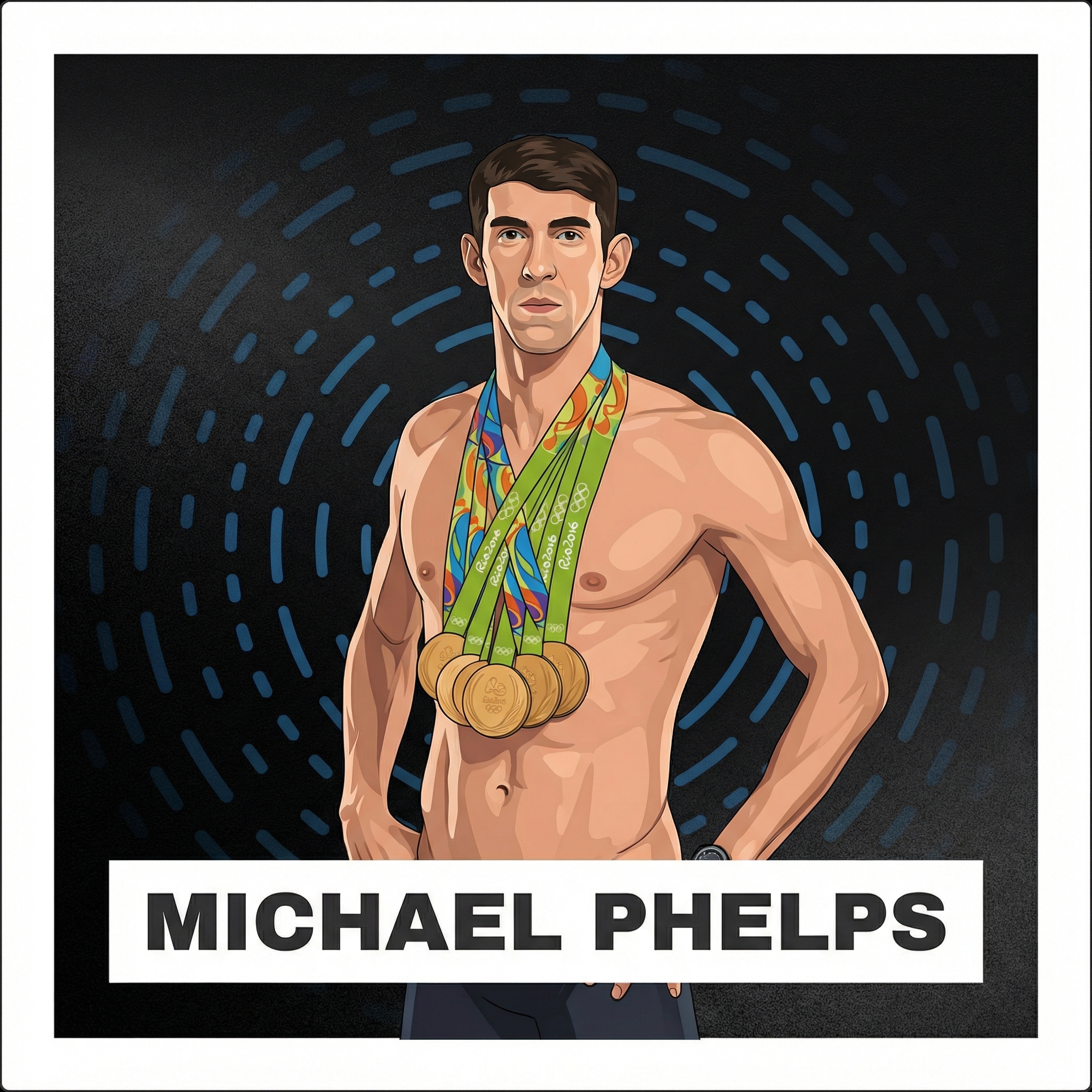 Portrait of Michael Phelps