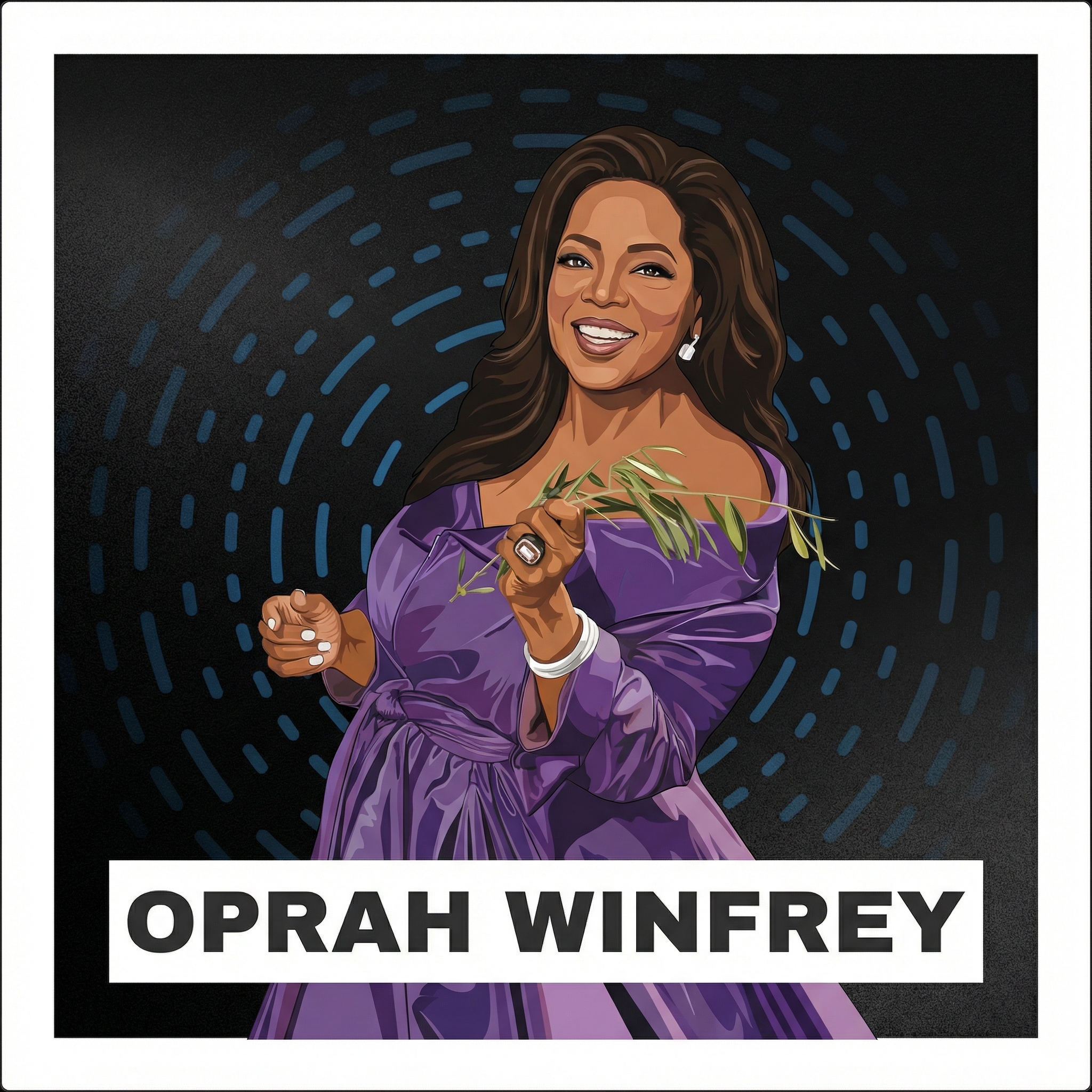 Portrait of Oprah Winfrey