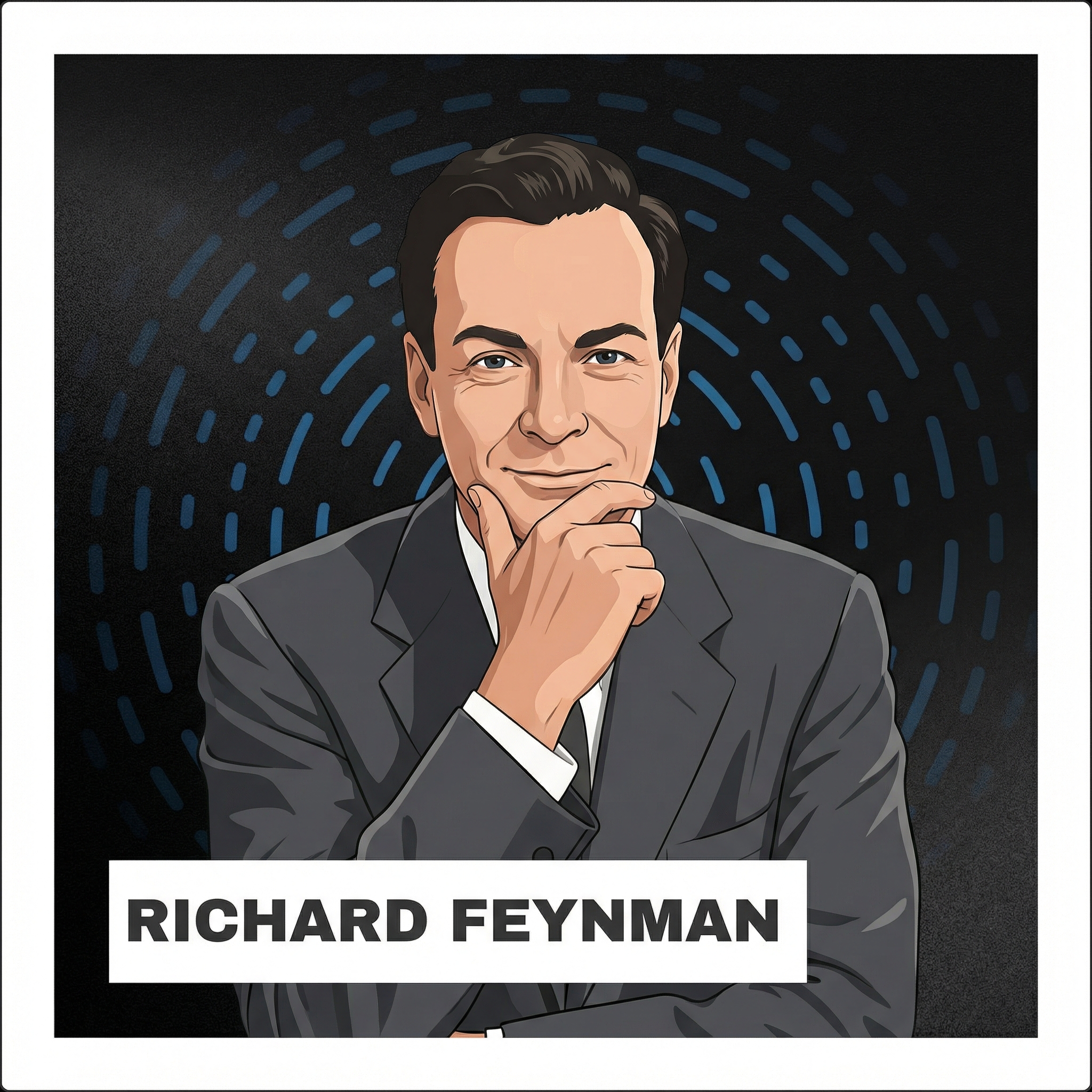 Portrait of Richard Feynman