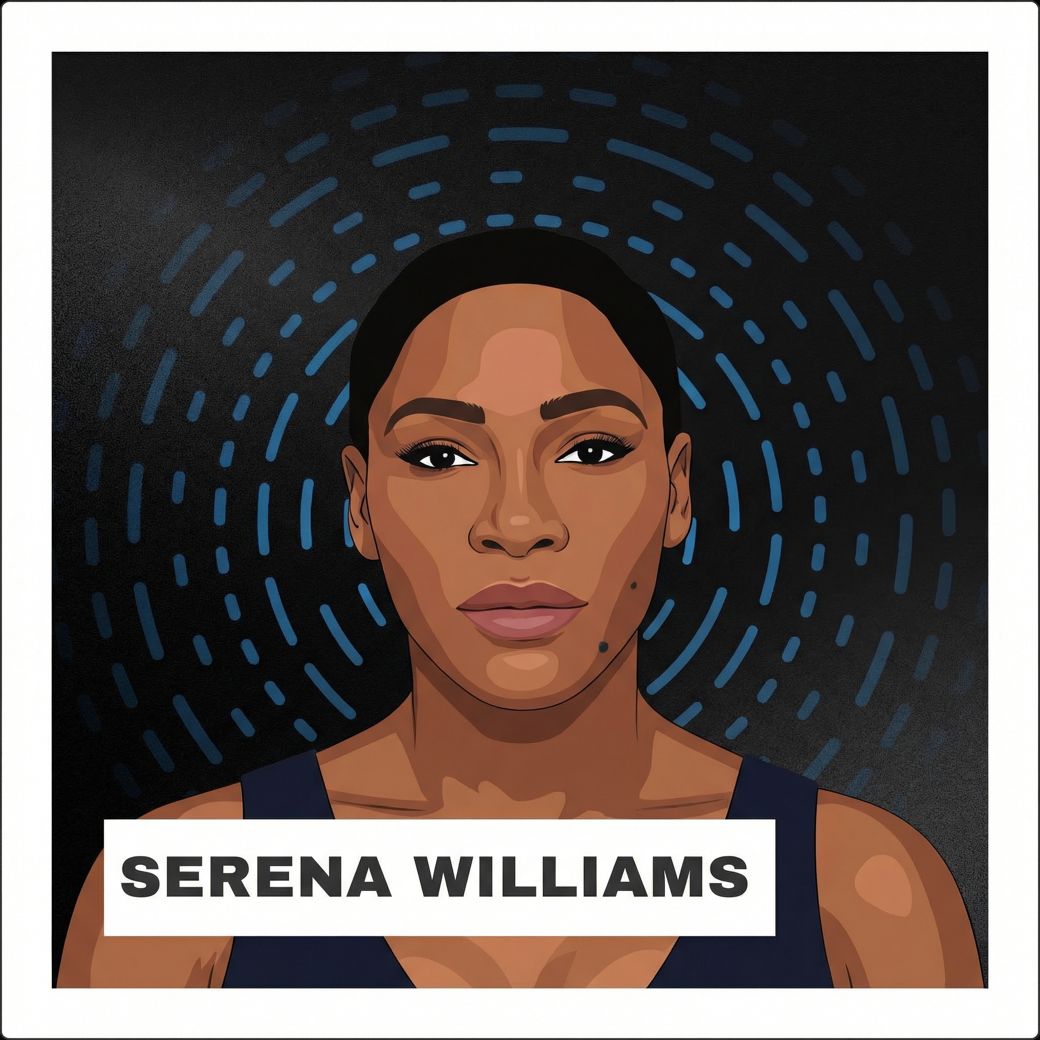 Portrait of Serena Williams