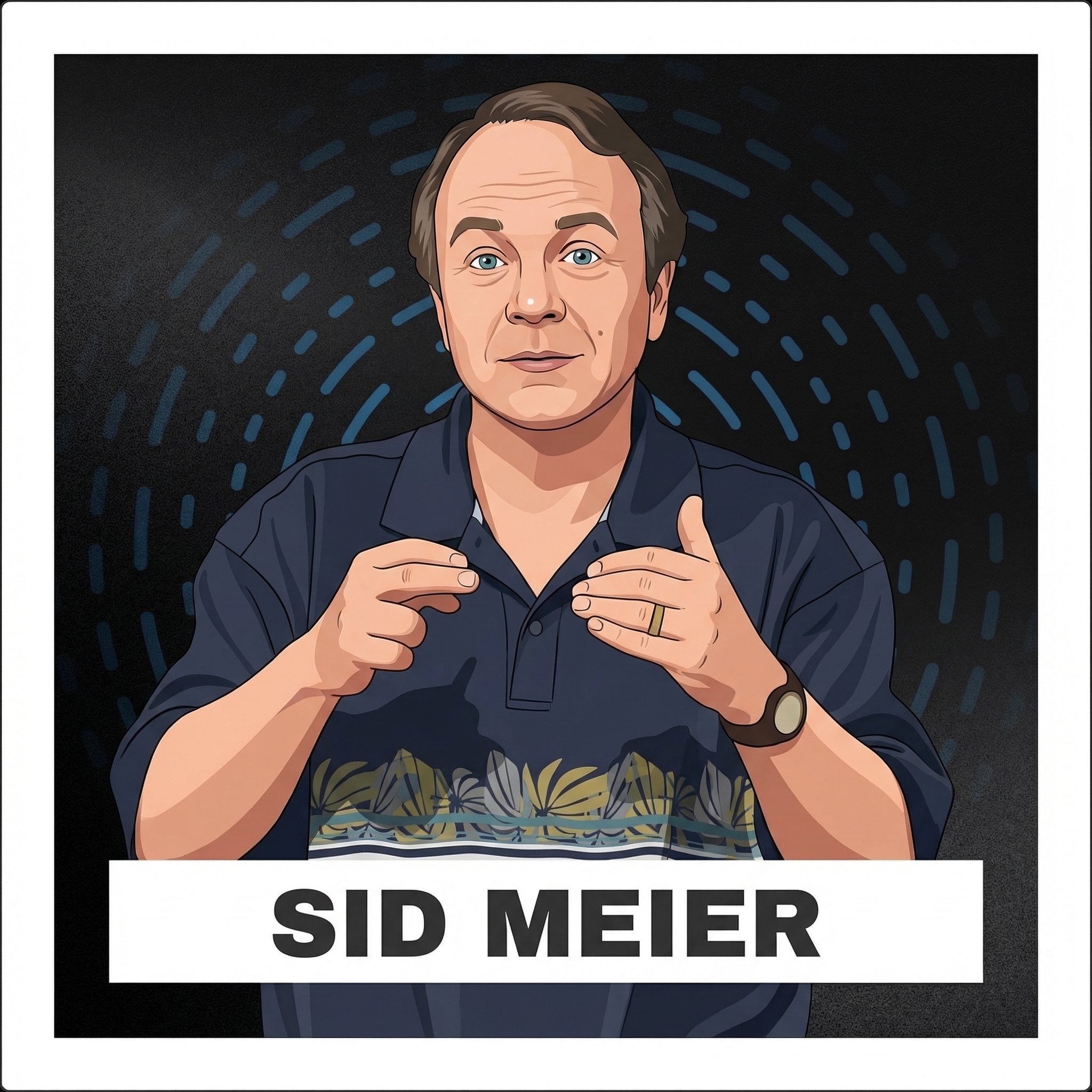 Portrait of Sid Meier