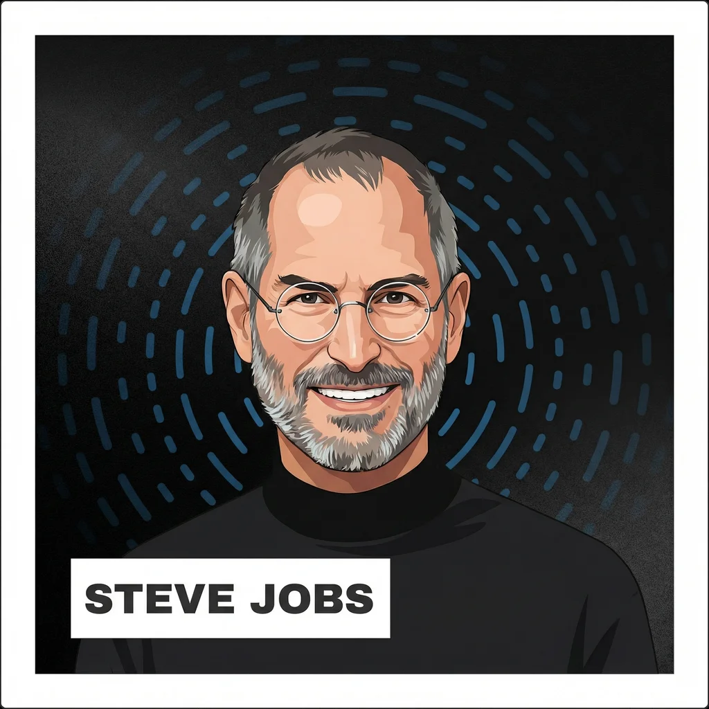 Portrait of Steve Jobs