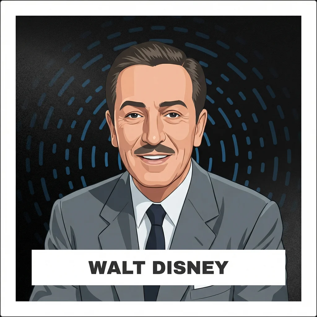 Portrait of Walt Disney