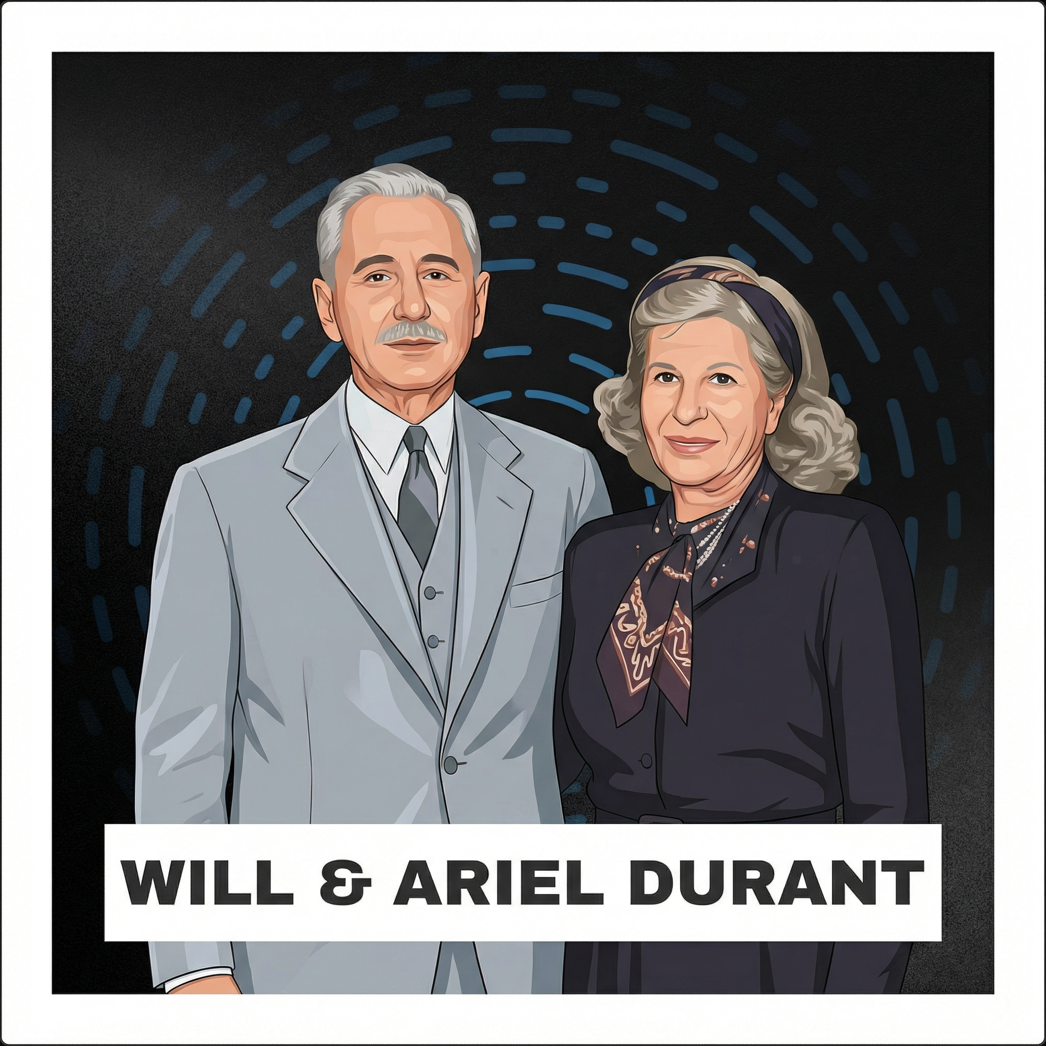 Portrait of Will & Ariel Durant